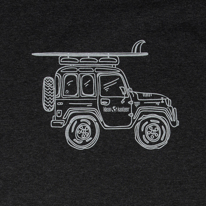 adventure-vehicle-t-shirt-l9 klean_shirt_jeep_front_closeup_lifestyle.jpg